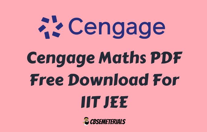 Cengage Mathematics PDF Free