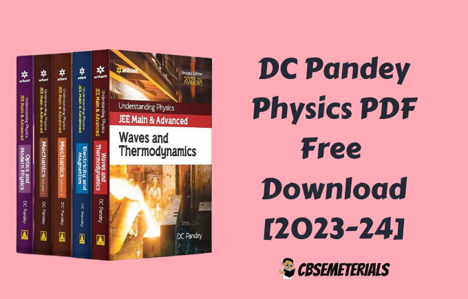 DC Pandey Physics PDF Free Download [2023-24]